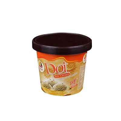 disposable paper ice cream bowl with paper lid