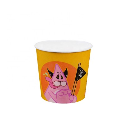 Double PE Coating Cold Ice Cream Yogurt Paper Cups with Lid