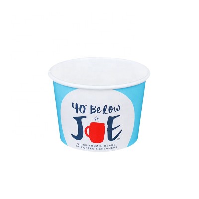 Wholesale Custom Logo Design Disposable Ice Cream Paper Cup